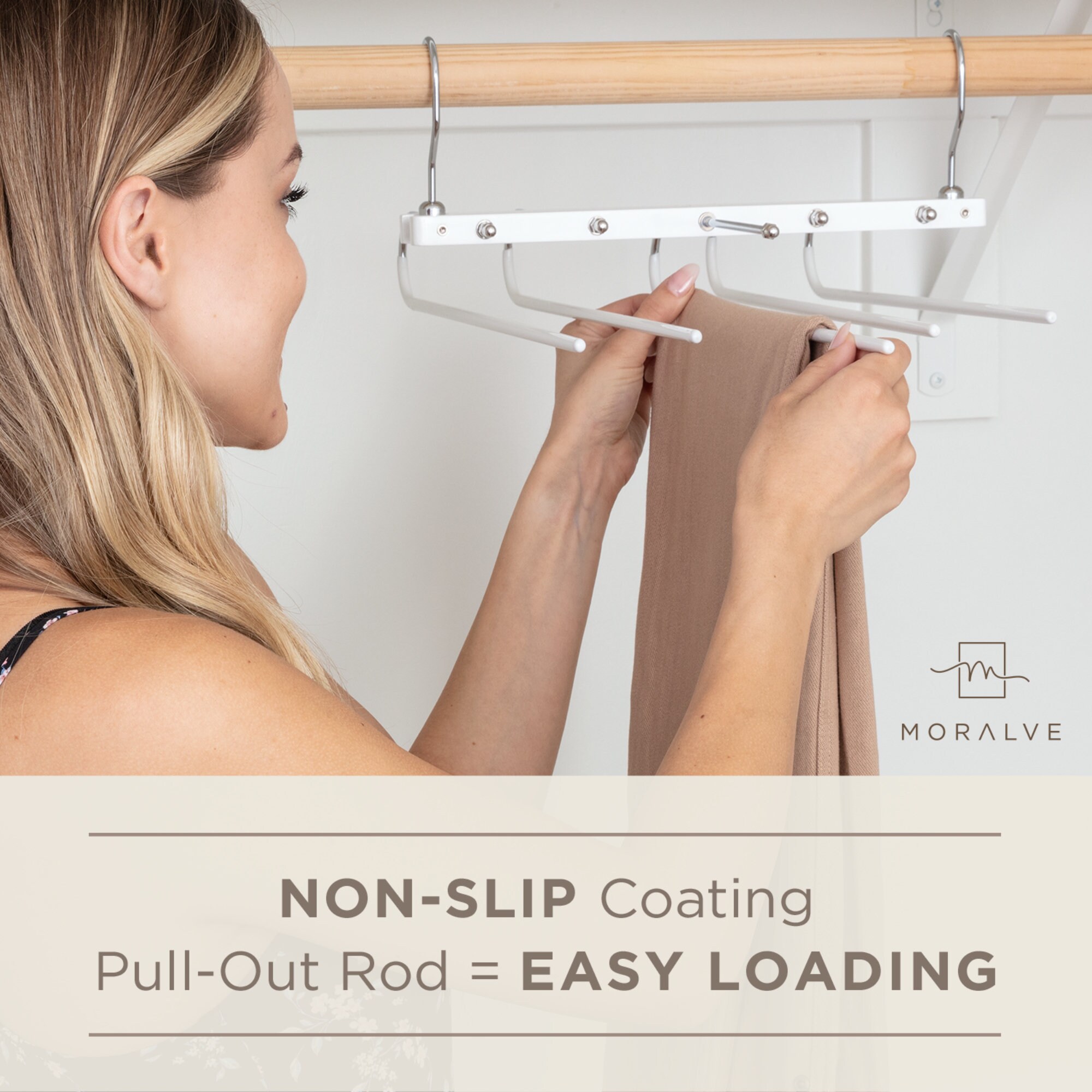 MORALVE Space Saving Pants Hangers Multifunctional Pant Etsy