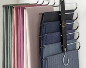 MORALVE Space Saving Pants Hangers European Beechwood Multifunctional Pant Hangers Pants Organizer Pants Rack 2 Pack Black Etsy