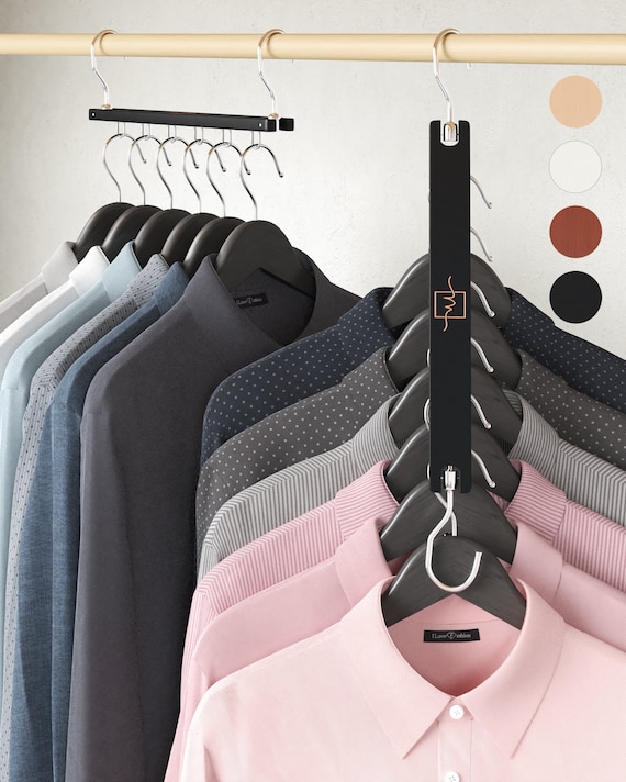 MORALVE Space Saving Clothing Hangers for Closet European