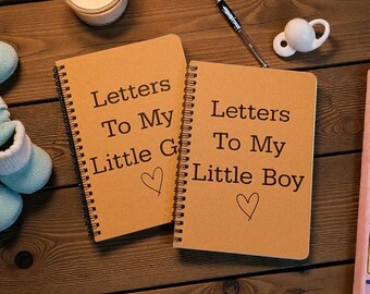 Letters to my Baby / Daughter / Son - Keepsake Baby shower journal notebook