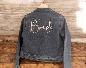 Custom Bride Denim Jacket
