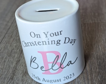 Money Box Christening Baptism Gift for Babies and children