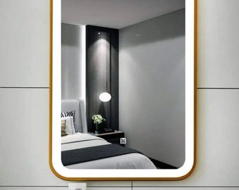 Handmade led frame mirror,Led mirror,bathroom led mirror,washbasin mirror,touch led mirror,touch switch mirror,sensor mirror,led decorative