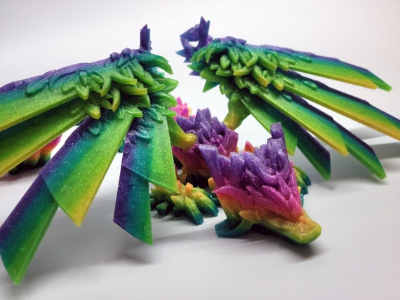 NEW Ocean Sea Dragon Flexible Dragon 3D Printed -  Denmark
