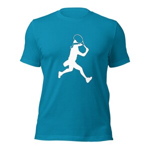 Ons Jabeur Tennis White Silhouette Unisex Cotton Short Sleeve Shirt