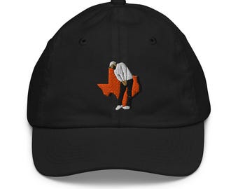 Scottie Scheffler Golf & Texas State Silhouette Youth Baseball Adjustable Cap