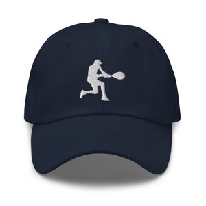Jannik Sinner Tennis White Silhouette Classic Adjustable Hat