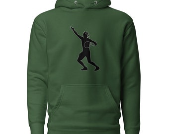 Rafa Nadal Tennis Black Silhouette Unisex Hoodie