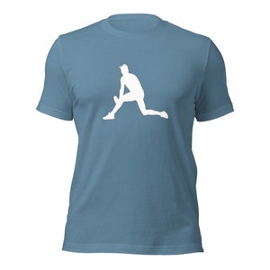 Casper Ruud Tennis White Silhouette Unisex Cotton Short Sleeve Shirt