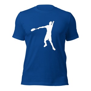 Andy Murray Tennis White Silhouette Unisex Cotton Short Sleeve Shirt