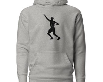 Rafa Nadal Tennis Black Silhouette Unisex Hoodie