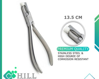 Band Removing Plier Short Posterior 13.5 cm with Two Extra Tips, Molar Band Removal, Bracket Removal, Precision dental contouring plier