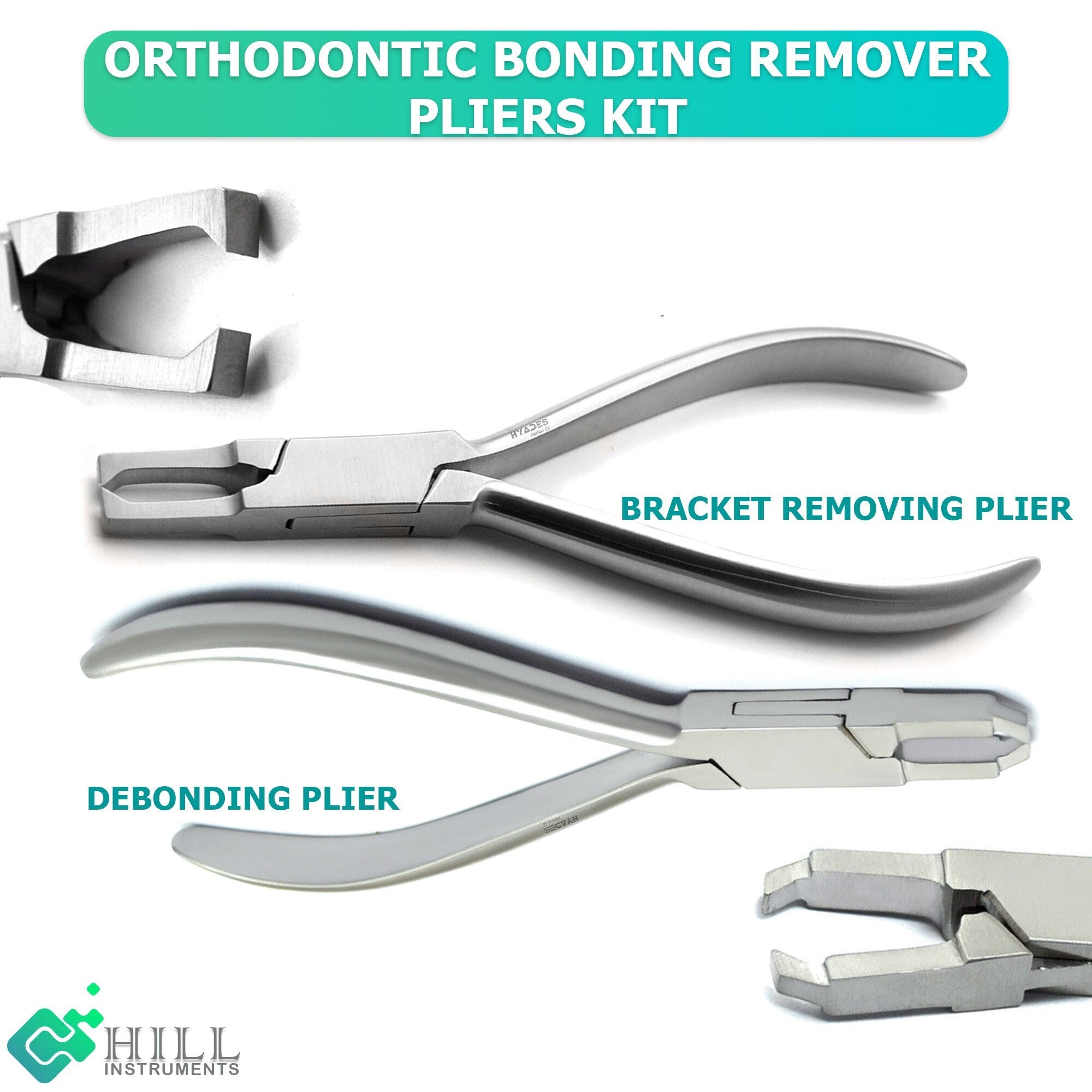 Orthodontic Flat Nose Pliers Ortho Tooth Braces Arch Wire Loop Forming  Tools CE