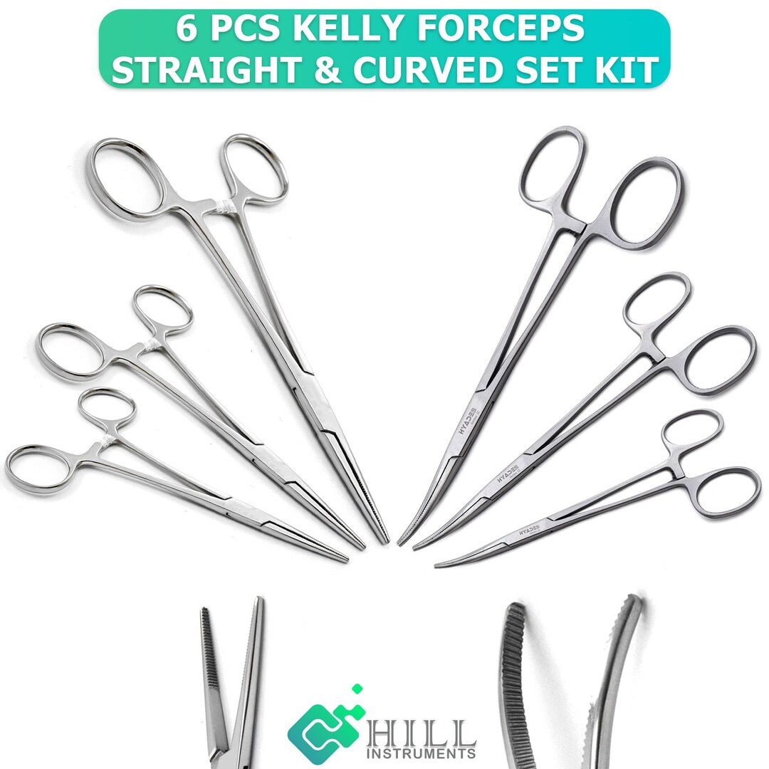 6piece Ultimate Hemostat Forceps Set, a Versatile Tool Kit Perfect for
