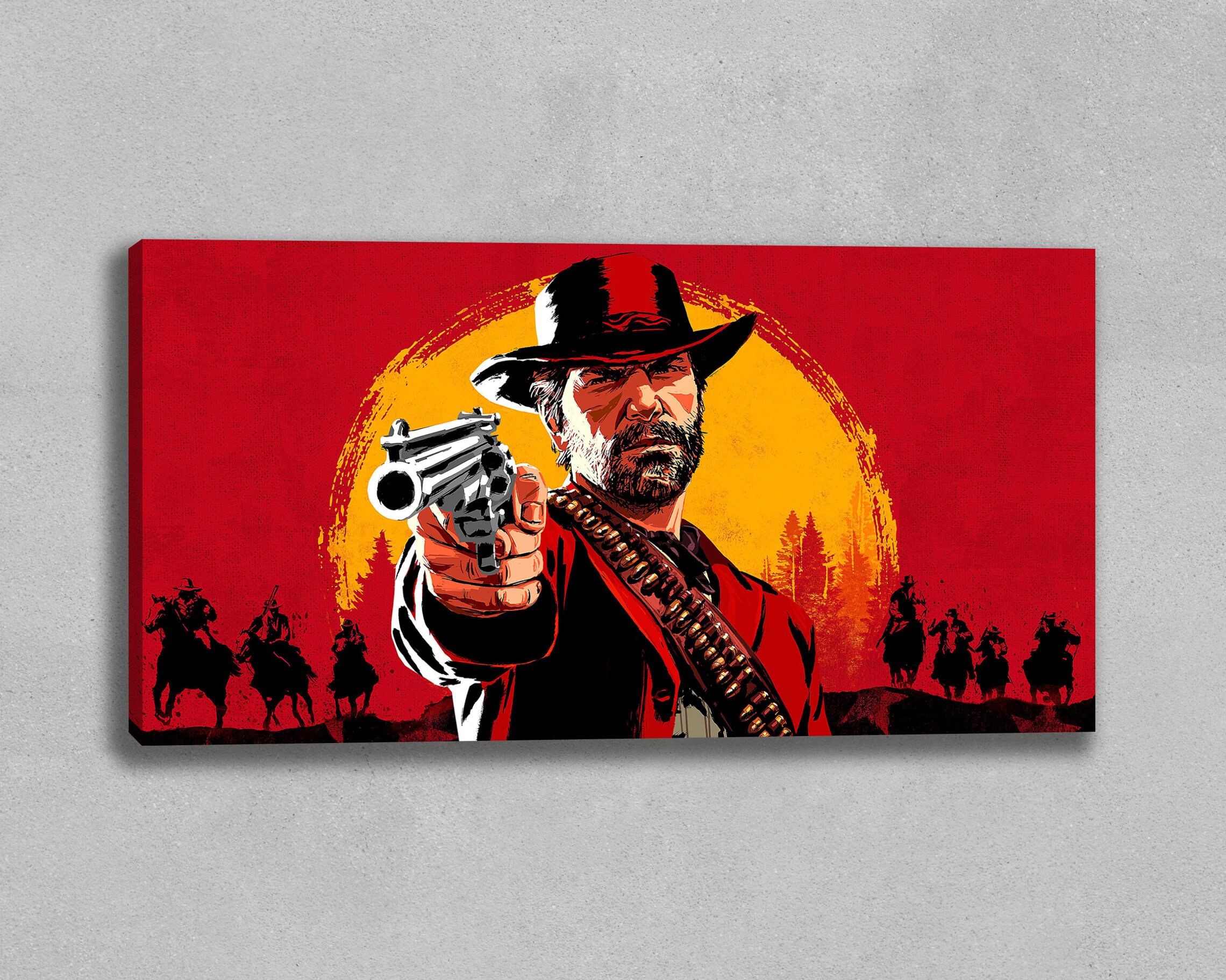 Red Dead Redemption - Arthur Morgan Canvas - Canvas Art