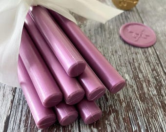 Vintage Purple Sealing Wax Sticks | Biodegradable, Beeswax, Resin for Stamps
