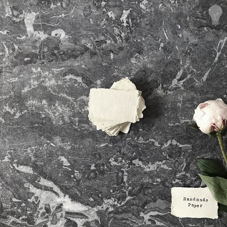 Handmade Paper White handmade paper thenaturalpapercompany 5.5cm x 8cm Pack of 10