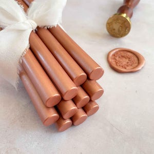 Sealing Wax Stick in Metallic Rose Gold - Eco Friendly