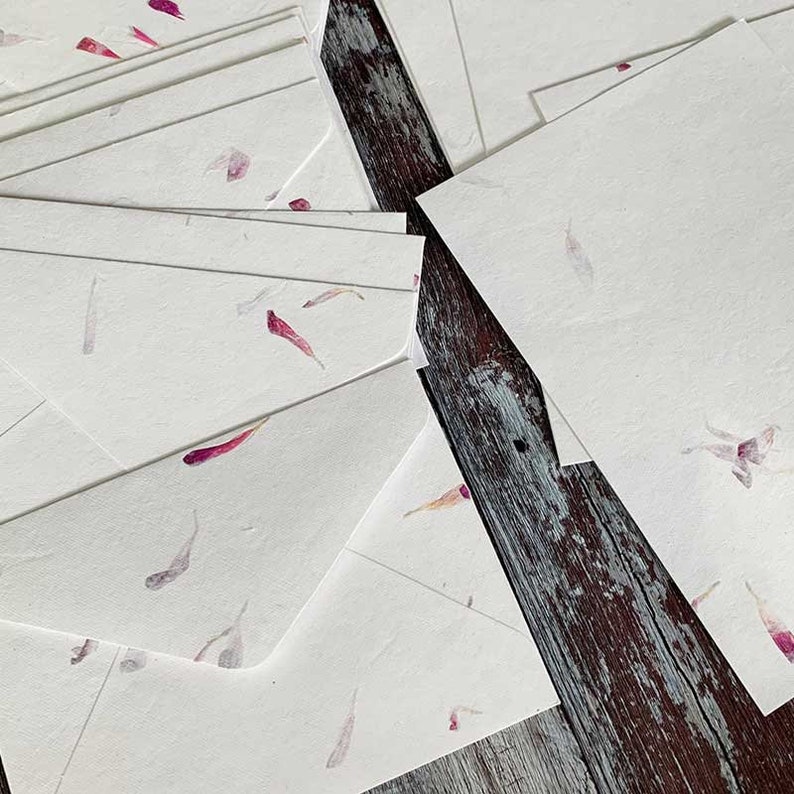 Aster - Floral Handmade Paper and Envelope Set