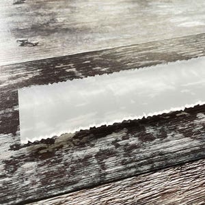 Recortadora de papel y cartulina con borde irregular / Regla con borde irregular para cortar papel y cartulina hechos a mano / Herramienta para redimensionar papel y cartulina hechos a mano