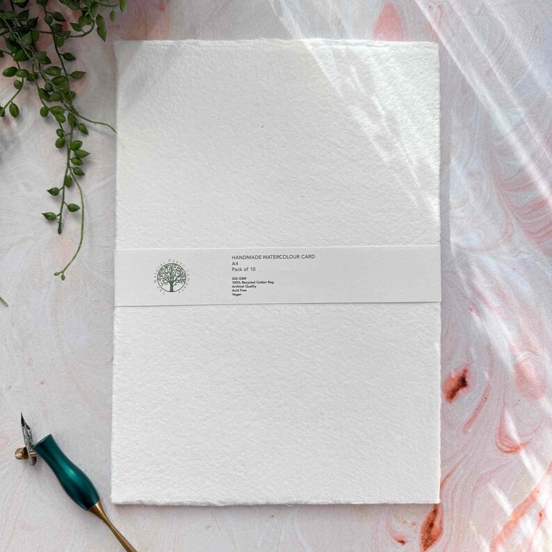 a4 watercolour paper with deckled edges