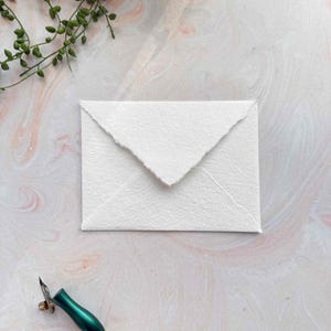 c6 handmade paper envelopes with pointed flap