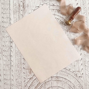 Carta riciclata Light Blush / CONFEZIONE da 5 / Carta di cotone riciclata A4 / 120 gsm