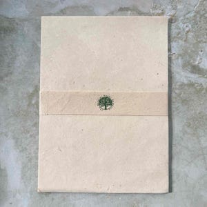 Hojas de papel Lokta hechas a mano / Papel nepalí A4 con textura natural