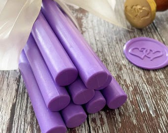 Lavender Sealing Wax Sticks | Eco-Friendly, Biodegradable, Plastic-Free (11mm)