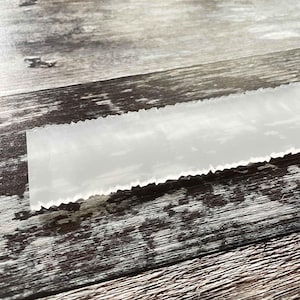 Cortador de papel y cartulina con bordes irregulares / Regla de bordes irregulares para cortar papel y cartulina hechos a mano / Herramienta para cambiar el tamaño de papel y cartulina hechos a mano