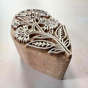 Carnation - Indian Wood Block Stamp