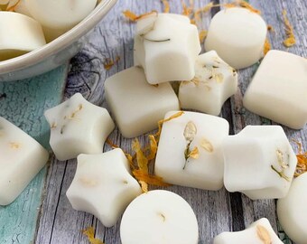 Orange Blossom Soy Wax Melts | Luxury Floral Citrus Scent, Gift Box