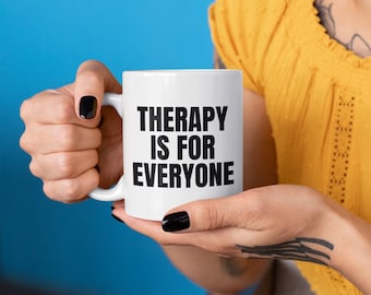 Therapist Mug, social Worker Mug, psychology Mug, gift for therapist, mental health mug, Cute Therapist Gift, Therapist Gift