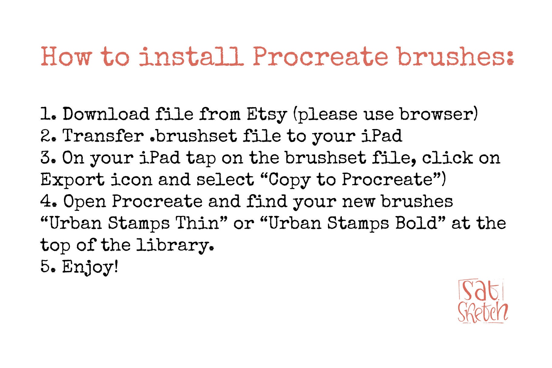 Procreate Brushes Urban Stamps - Etsy