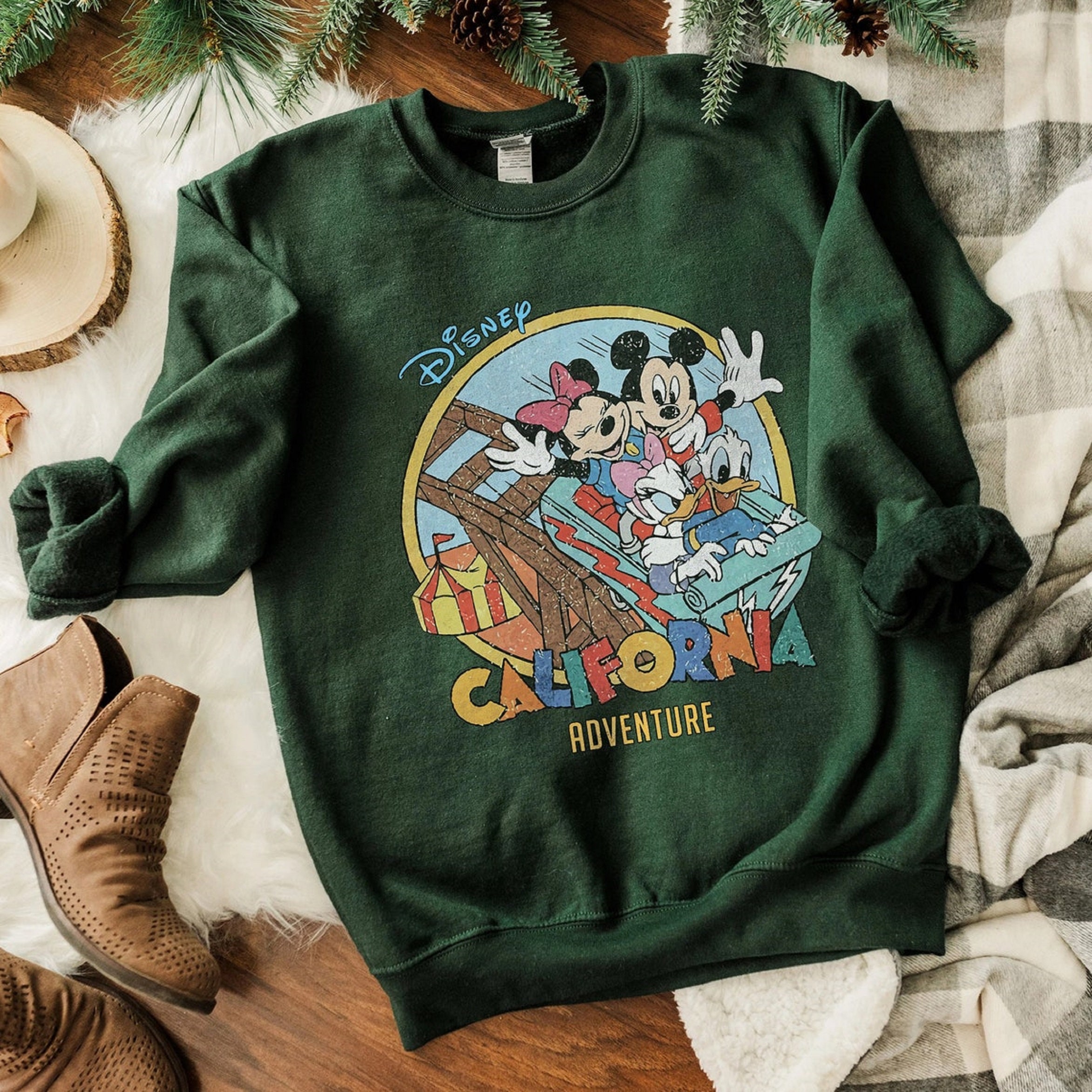 Vintage Disney California Adventure Group Shirts, Mickey and Friends Co 1928  Matching Family Tee, Mickey Ears, Mouse Minnie Sweatshirts 