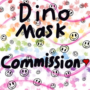 Raptor OR Therizinosaurus mask commission (READ DESCRIPTION) Do not buy