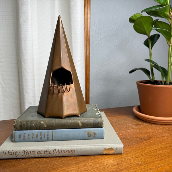 Custom Copper Birdhouse with Copper Perch