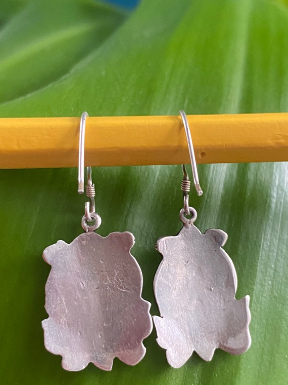 Conch Earring Handmade 925 Silver Jewelry Dangle … - image 6