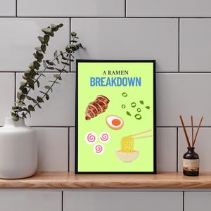 A Ramen Breakdown digital print