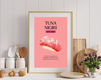 Tuna Nigiri Sushi Print