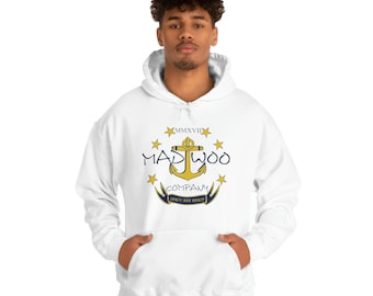 MadWoo Company LOGO Herren & Damen Unisex Heavy Blend Hoodie Kapuzenpullover