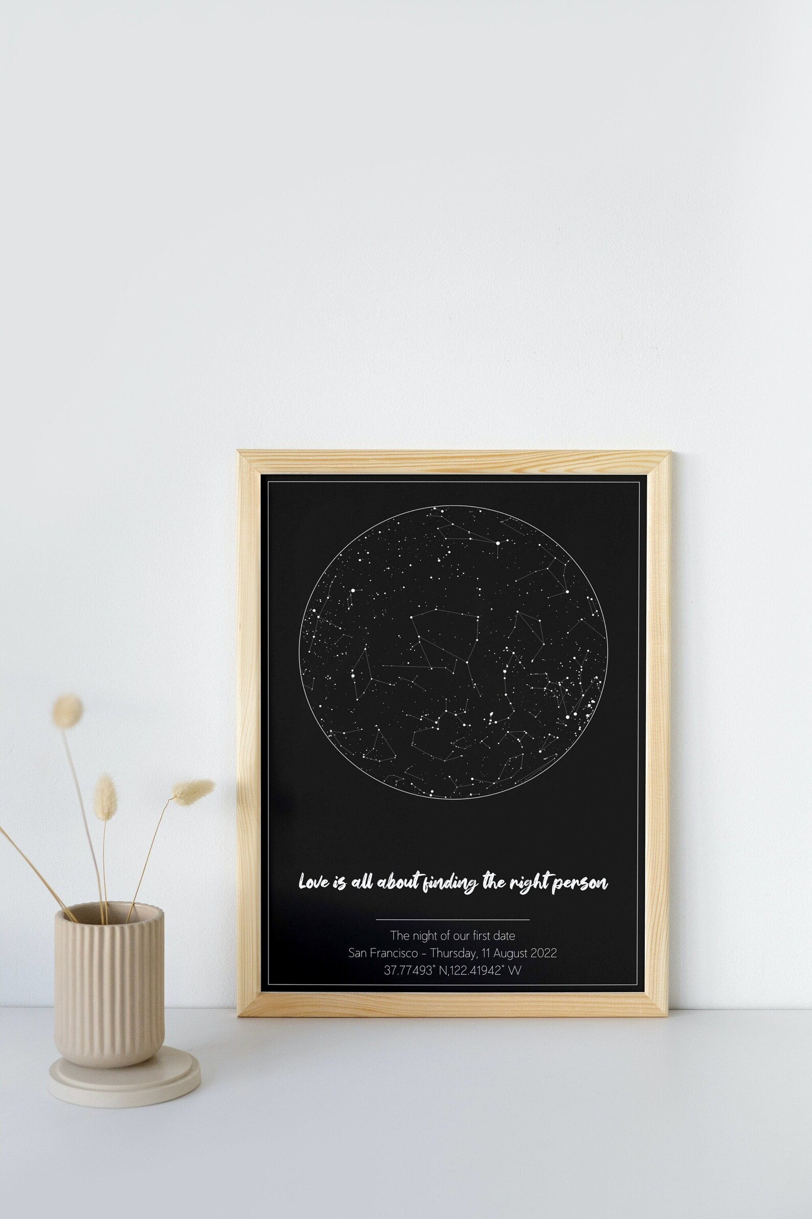 Constellation Map Print, Custom Star Map, Personalized Star Map Print ...