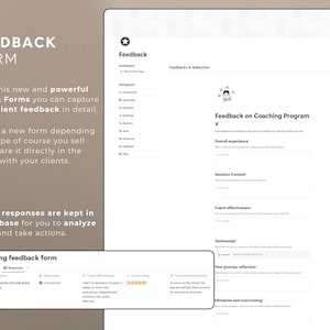 Notion Template Coaching Client Portal Course Planner Notion Planner ...