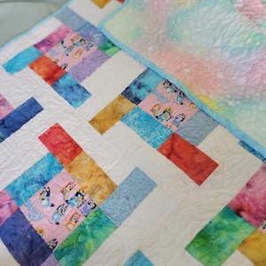 Crib Bluey Quilted Blanket