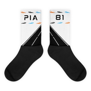 Formula 1 Oscar Piastri McLaren Socks