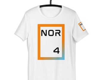 Tshirt Formula 1 Lando Norris McLaren Unisex T-shirt met korte mouwen