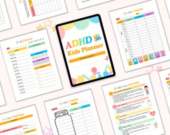 ADHD & ASD Kids Planner - Customizable and Printable Daily Organizer