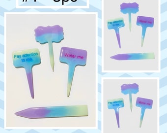 Garden Plant Stakes Markers - Epoxy Resin