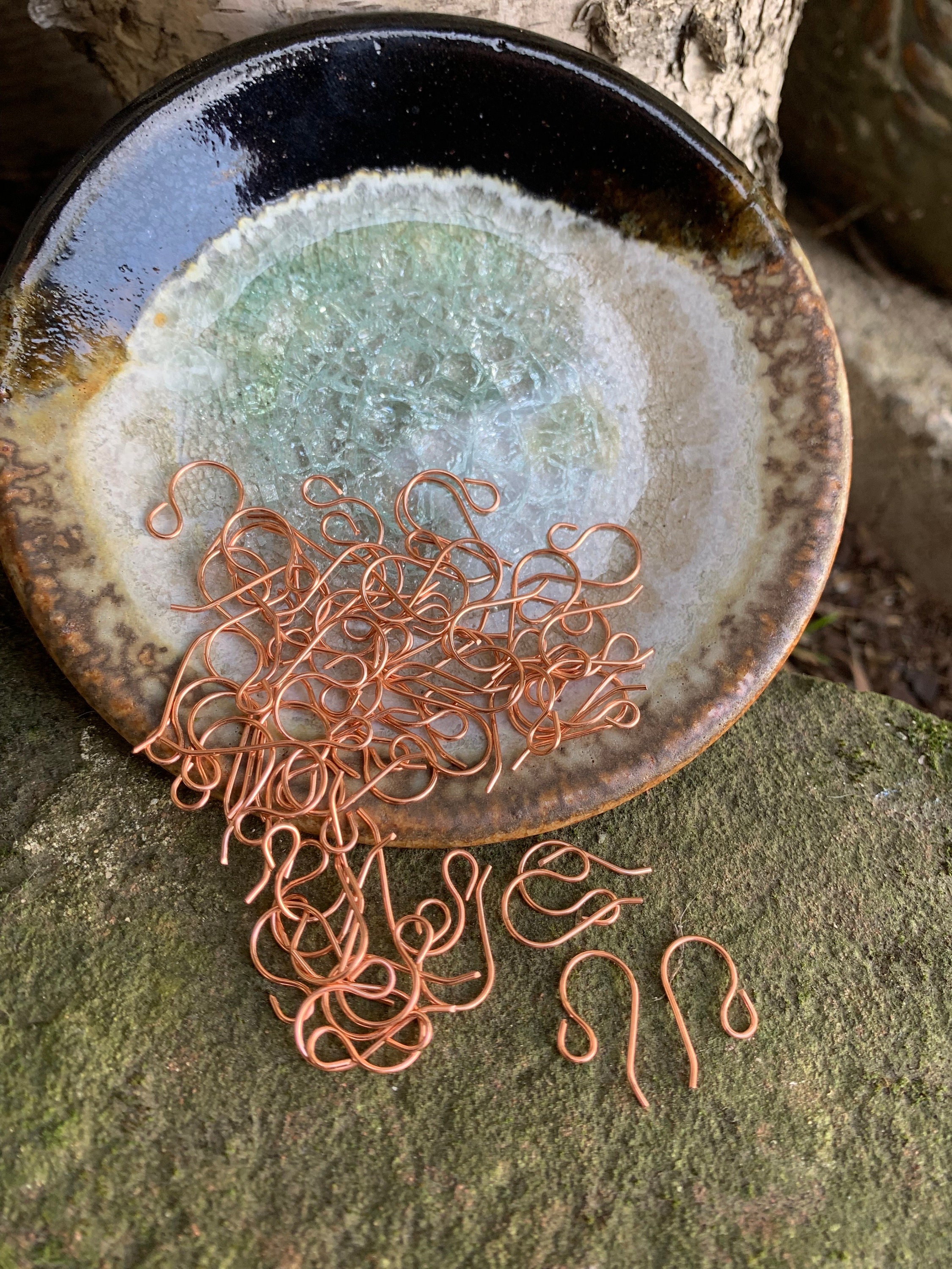 Copper wire jewelry DIY. Bare (Raw) Copper Wire. - Handmade Jewelry