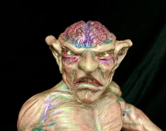 Hand Sculpted Villain Creature: Unique Original Sculpture